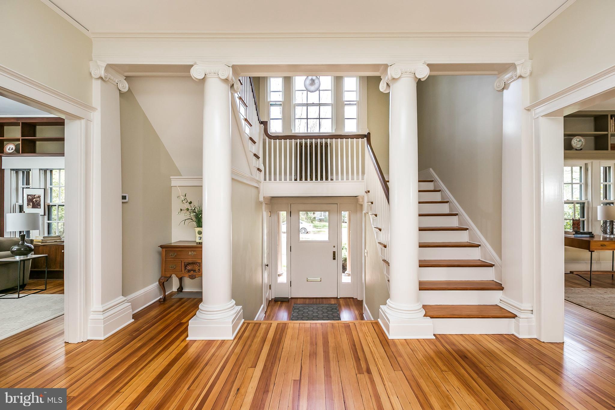 Sophisticated entry hall welcomes you