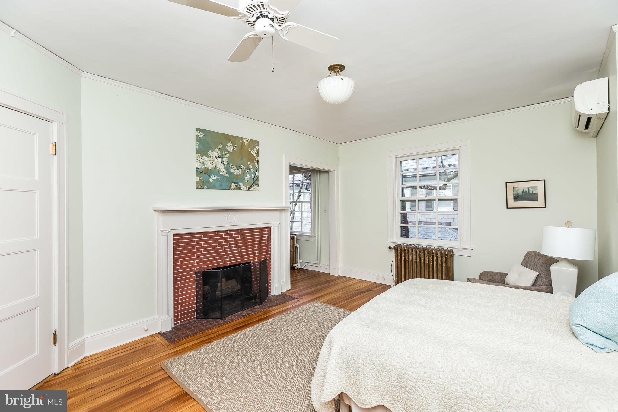 4 Midvale Road Baltimore, MD 21210 - Photo 19 of 30 Master bedroom with wood-burning fireplace