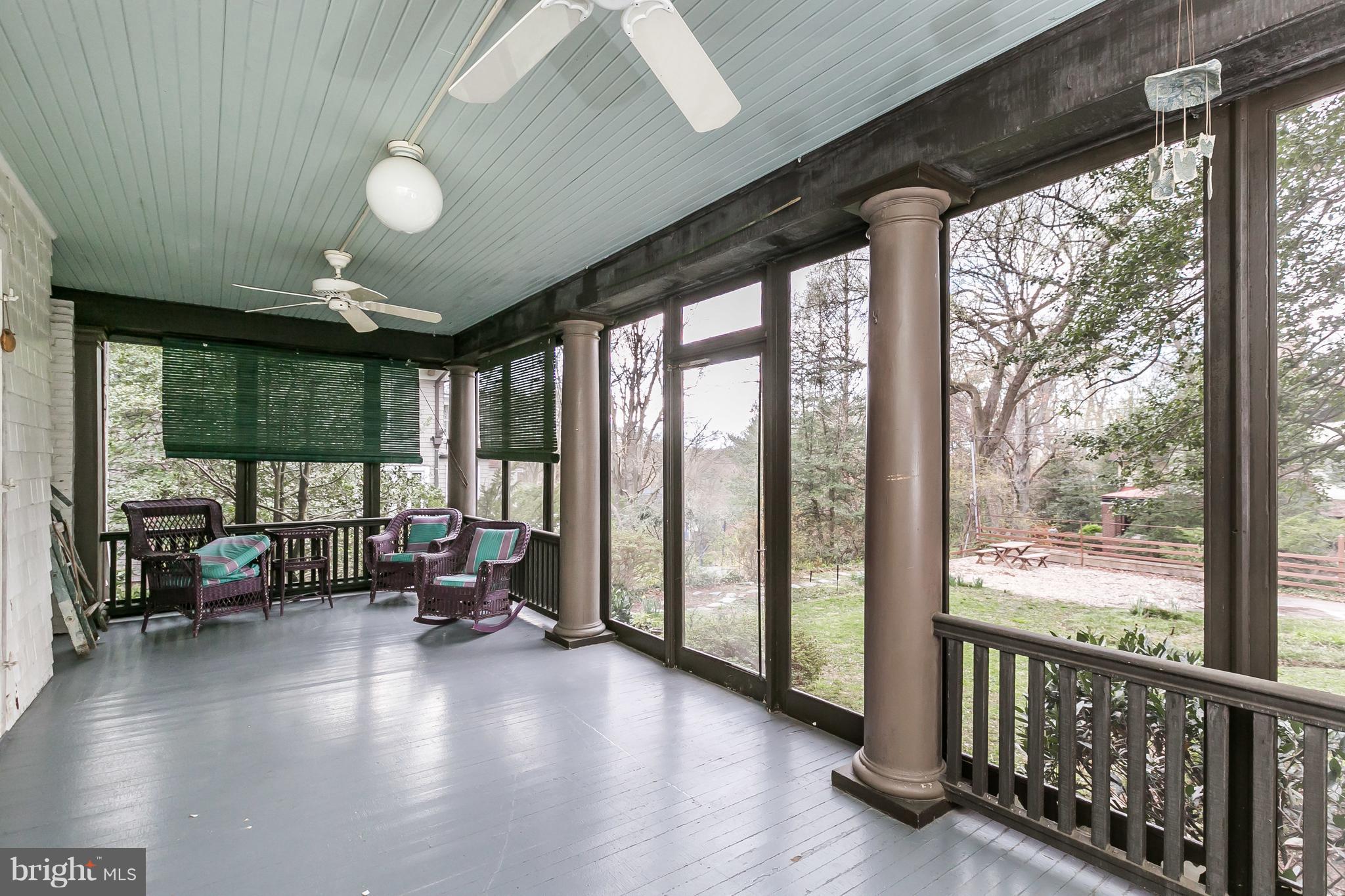 4 Midvale Road Baltimore, MD 21210 - Photo 26 of 30 Screened porch opens to back yard