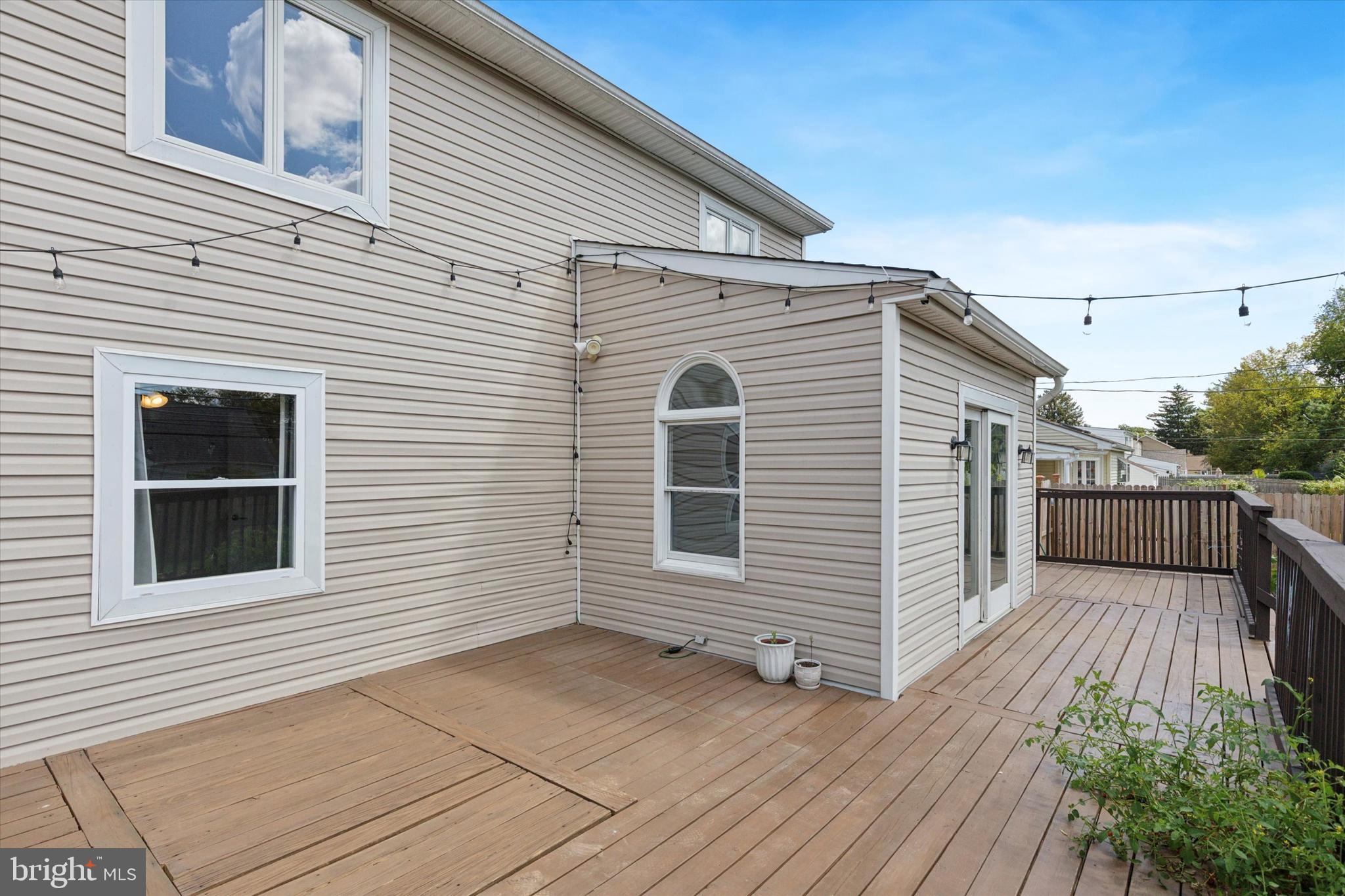 404 Exton Road Hatboro, PA 19040 - Photo 20 of 25 a view of a house with wooden deck