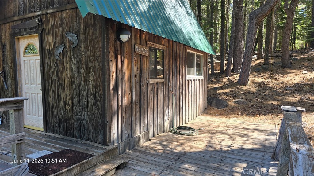 0 Fish Creek Forest Ranch, CA 95942 - Photo 21 of 43 Side deck & yard of cabin