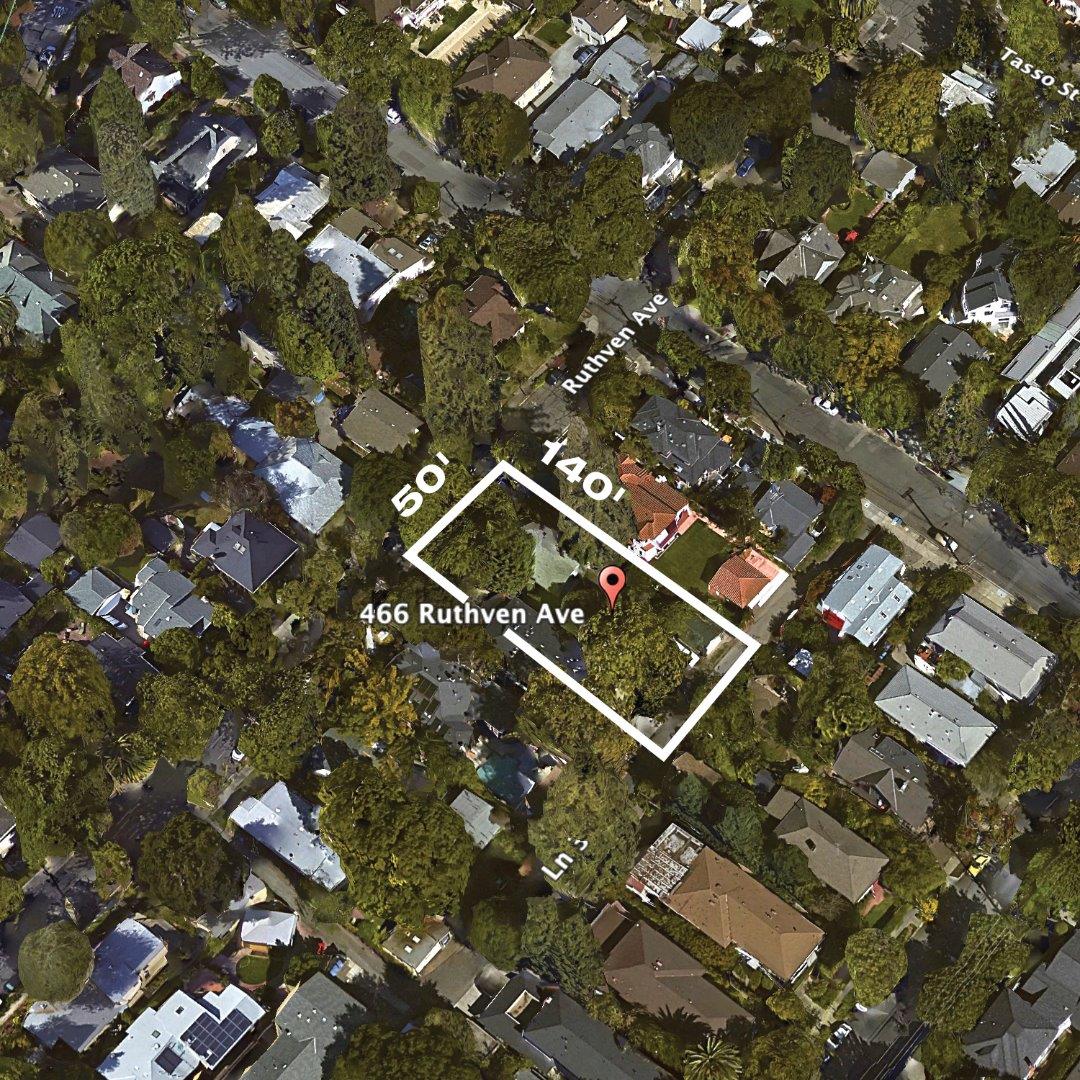 466 Ruthven Avenue Palo Alto, CA 94301 - Photo 12 of 12 an aerial view of multiple house