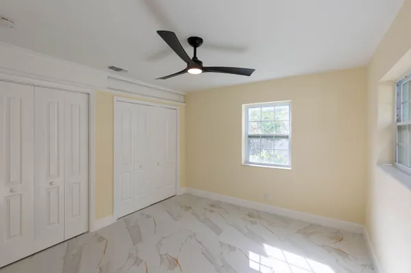 a view of a livingroom with a flat screen tv