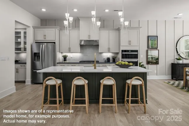 a outdoor space with patio furniture and a potted plant