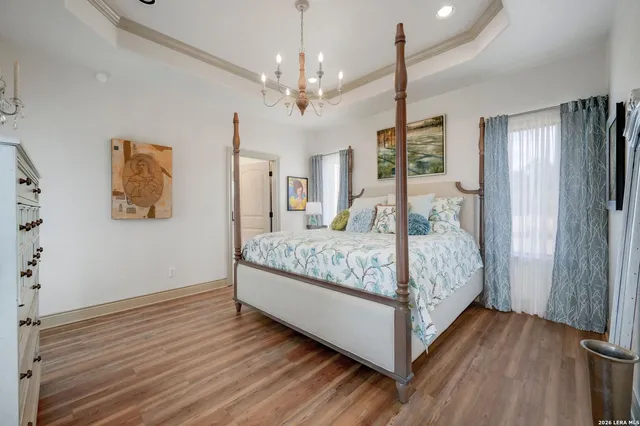 a view of a wooden door with a stairs