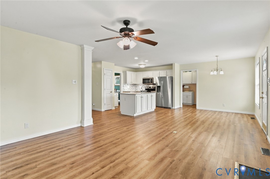 244 East Huntsman Road Sandston, VA 23150 - Photo 20 of 54 Wood-finish flooring throughout, bright white kitc