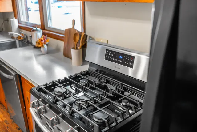 a utility room with washer and dryer