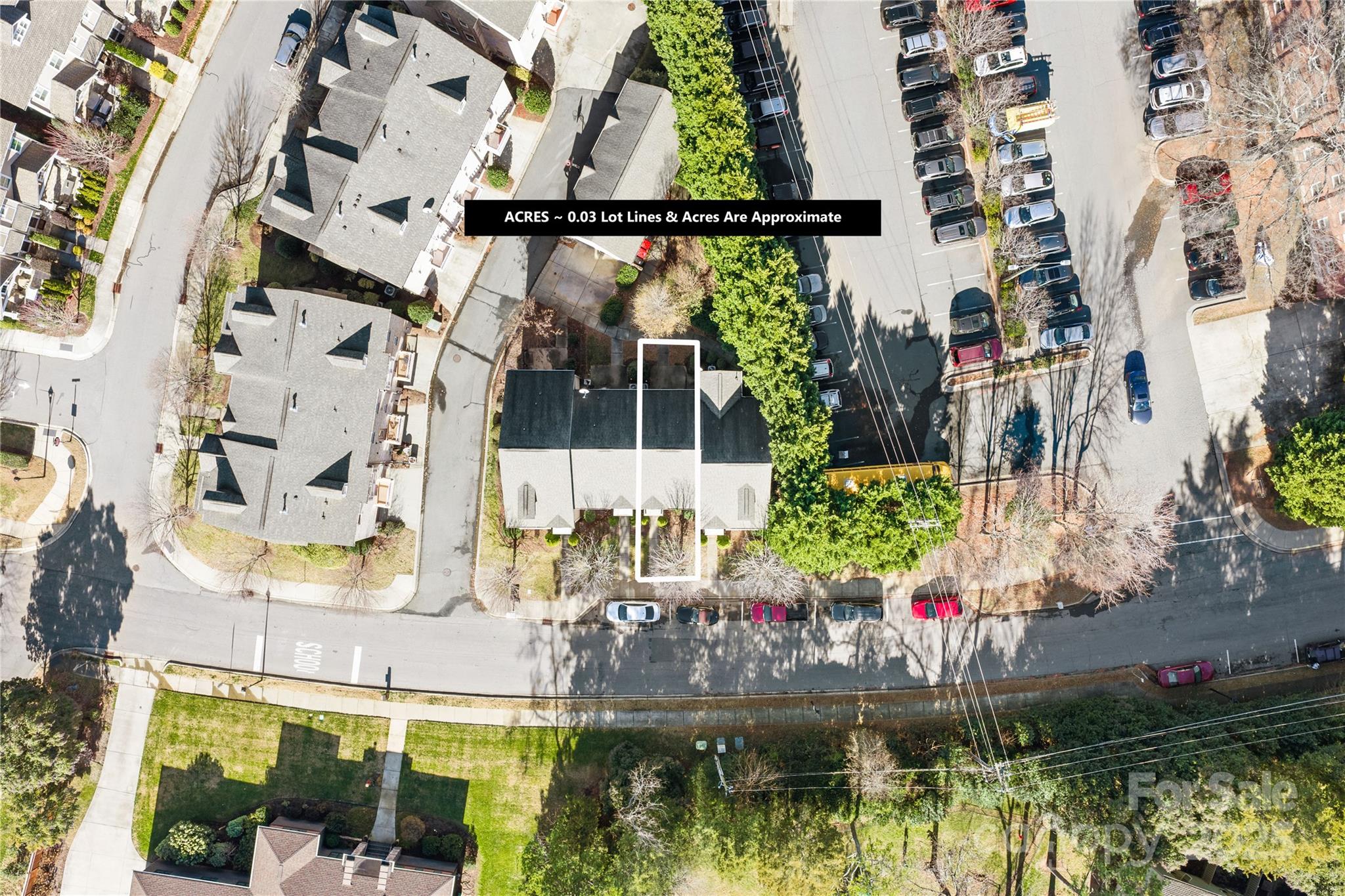 518 Armour Street Davidson, NC 28036 - Photo 22 of 26 an aerial view of houses and roads