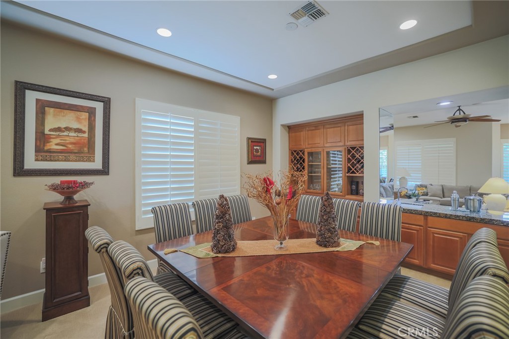 17 Bellisimo Court Rancho Mirage, CA 92270 - Photo 9 of 42 Formal Dining room adjacent to living room