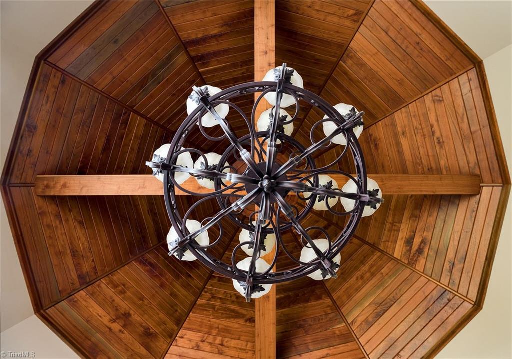 1350 Kilkenny Lane Rural Hall, NC 27045 - Photo 13 of 49 Custom detailed ceiling above breakfast table