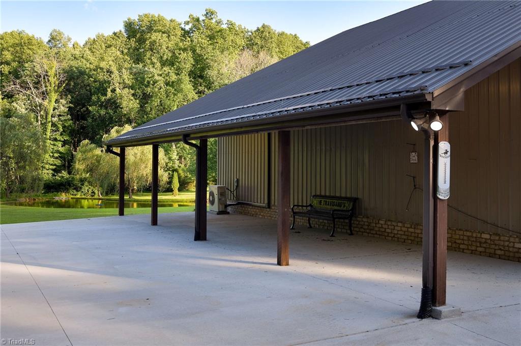1350 Kilkenny Lane Rural Hall, NC 27045 - Photo 43 of 49 Lower part of the property: new concrete, outdoor covered storage