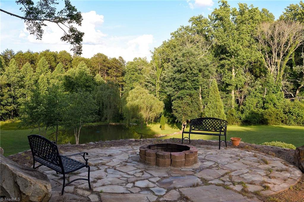 1350 Kilkenny Lane Rural Hall, NC 27045 - Photo 44 of 49 Fire pit area just beyond the lower patio