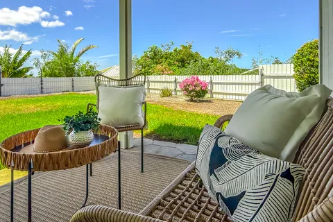 a view of outdoor space and patio