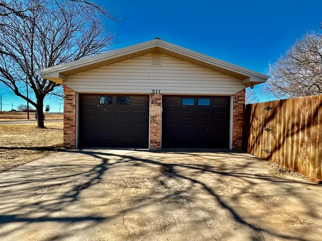 a backyard of a house