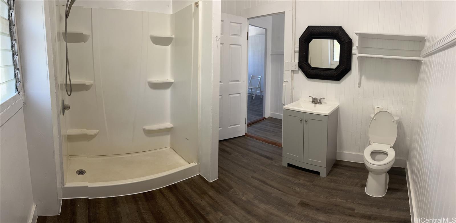 85-824 Lihue Street Waianae, HI 96792 - Photo 16 of 21 a bathroom with a sink and a mirror