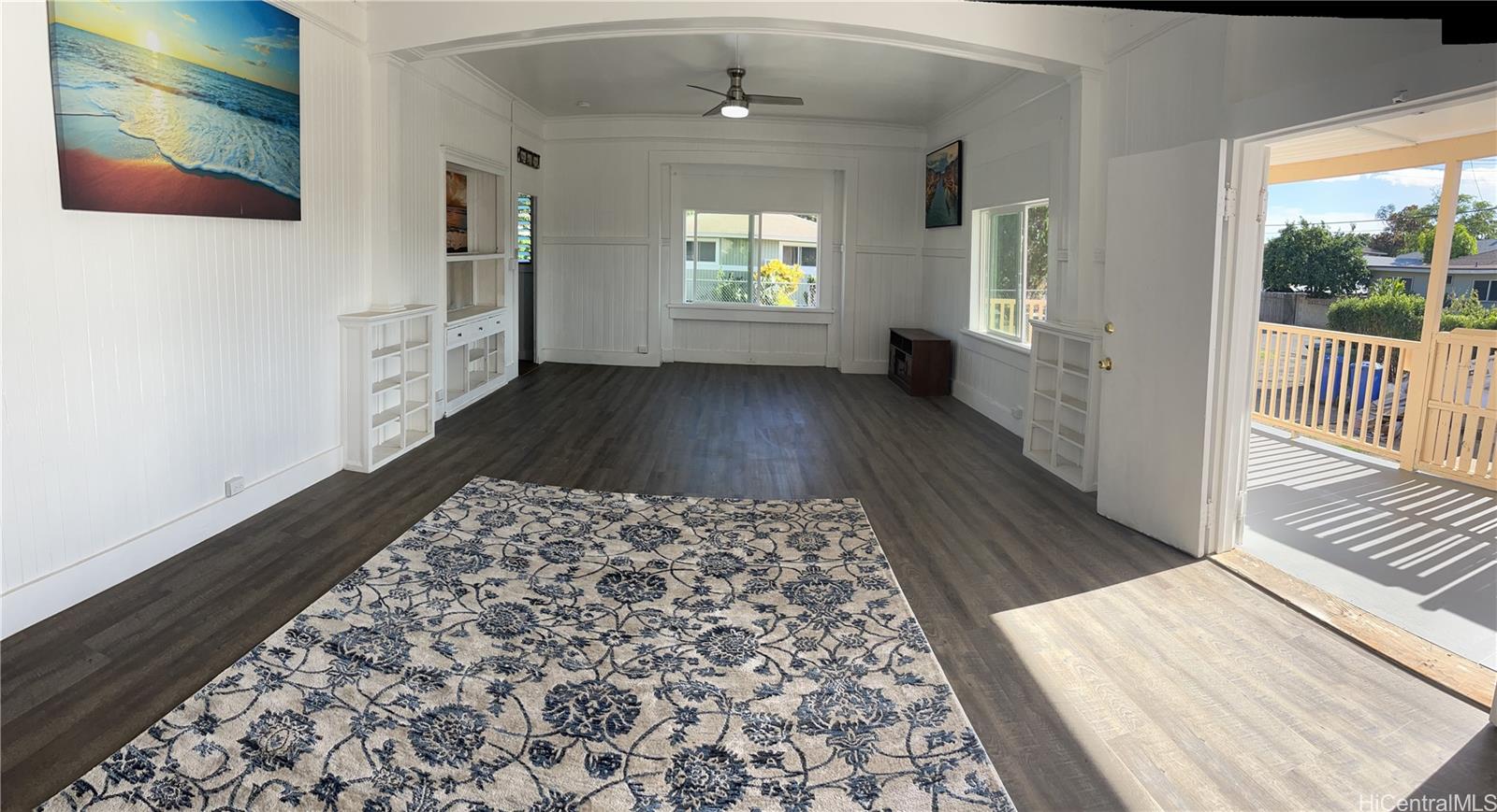 85-824 Lihue Street Waianae, HI 96792 - Photo 6 of 21 wooden floor in an empty room with a window