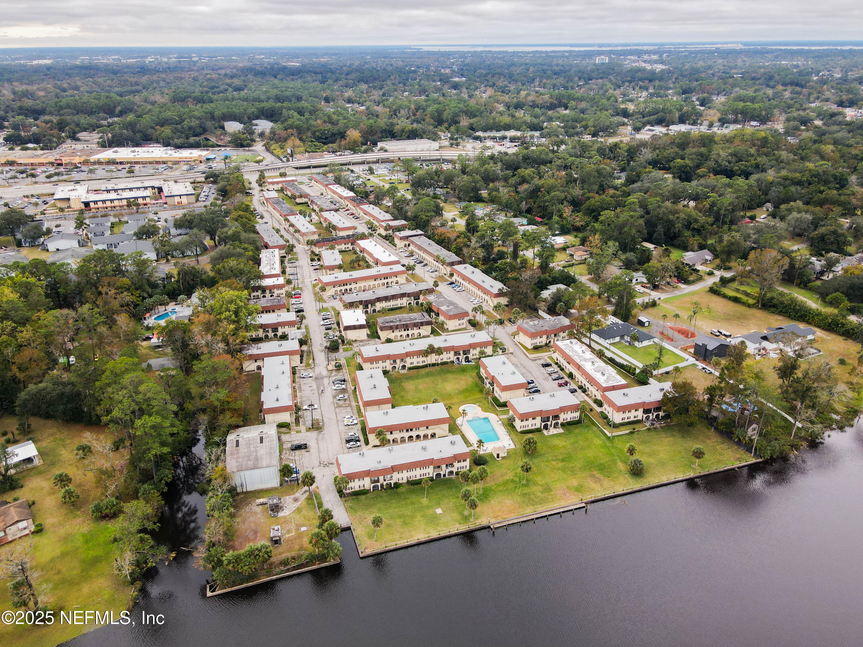 1530 El Prado Road, Unit 1 Jacksonville, FL 32216 - Photo 12 of 15 an aerial view of residential house and outdoor space