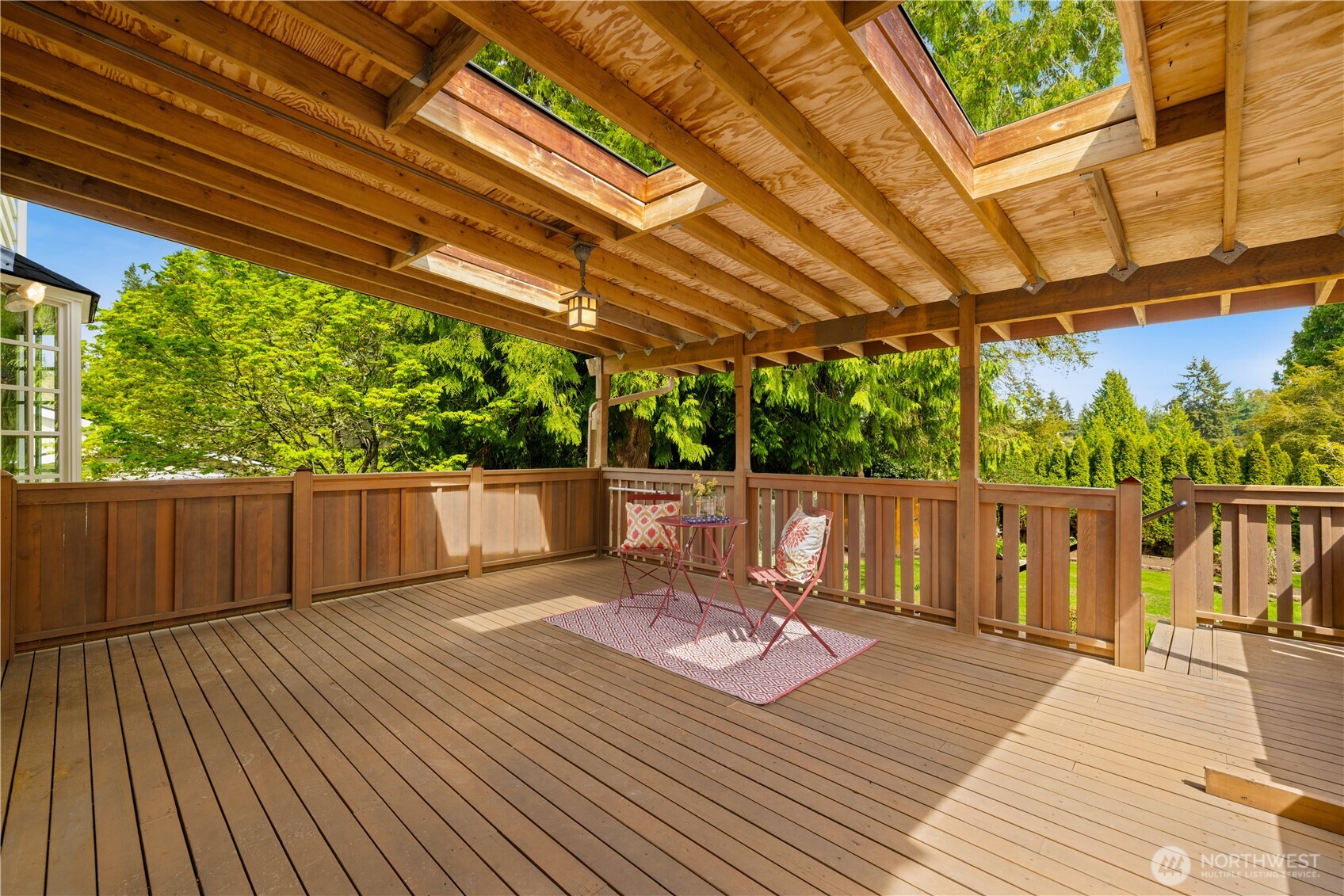 18615 81st Avenue West Edmonds, WA 98026 - Photo 11 of 37 a view of balcony with wooden floor