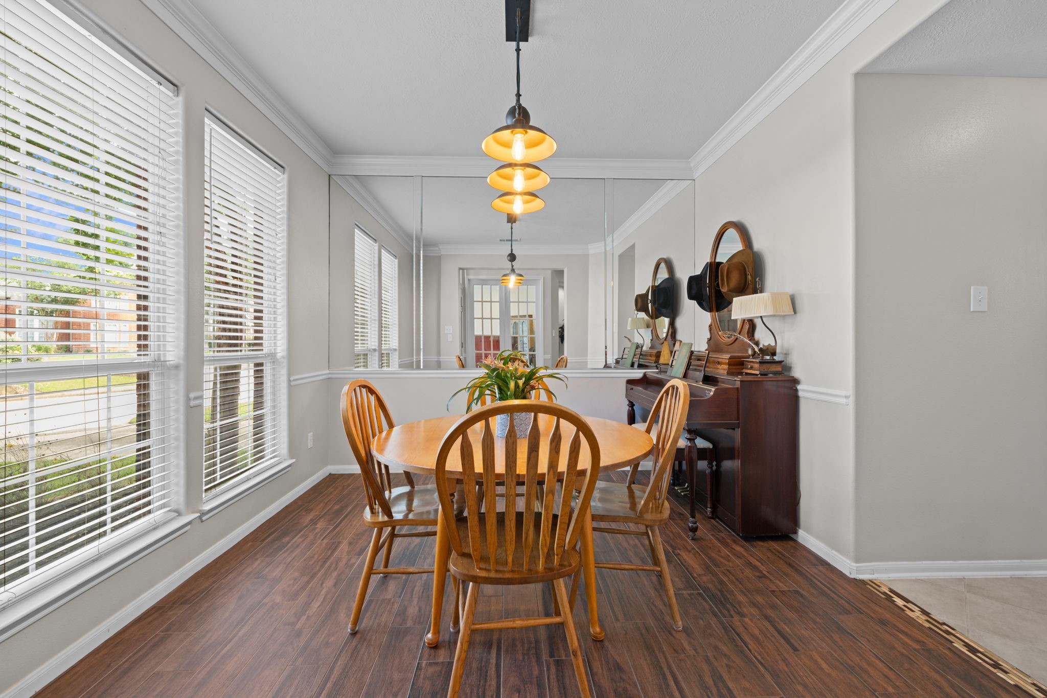 19114 Emory Trail Spring, TX 77388 - Photo 8 of 44 a view of a dining room with furniture window and wooden floor