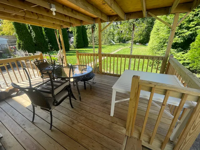 a view of front door