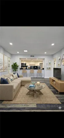 a view of kitchen with stainless steel appliances