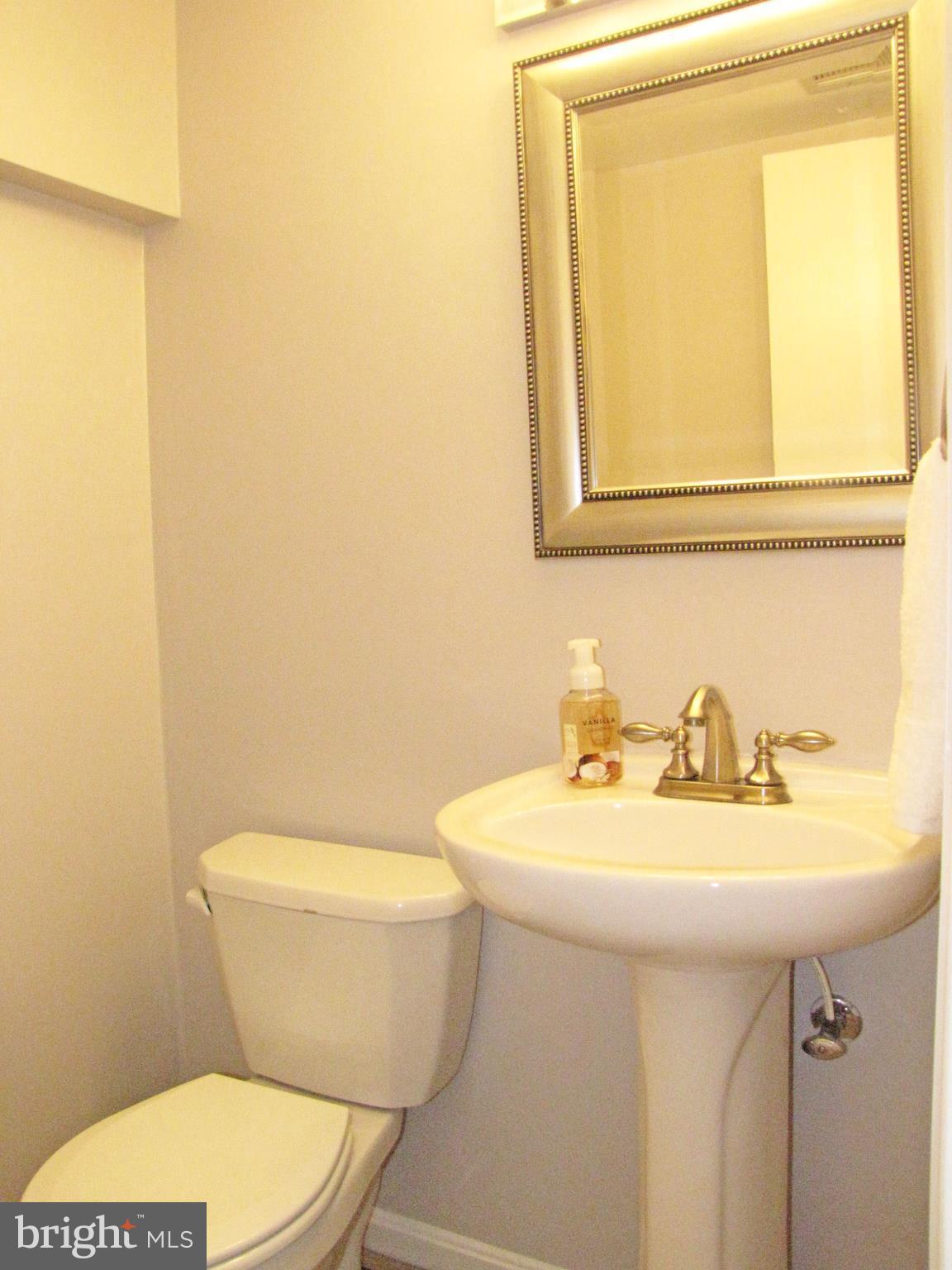 9600 Farewell Road Columbia, MD 21045 - Photo 14 of 18 a bathroom with a sink a mirror and a toilet