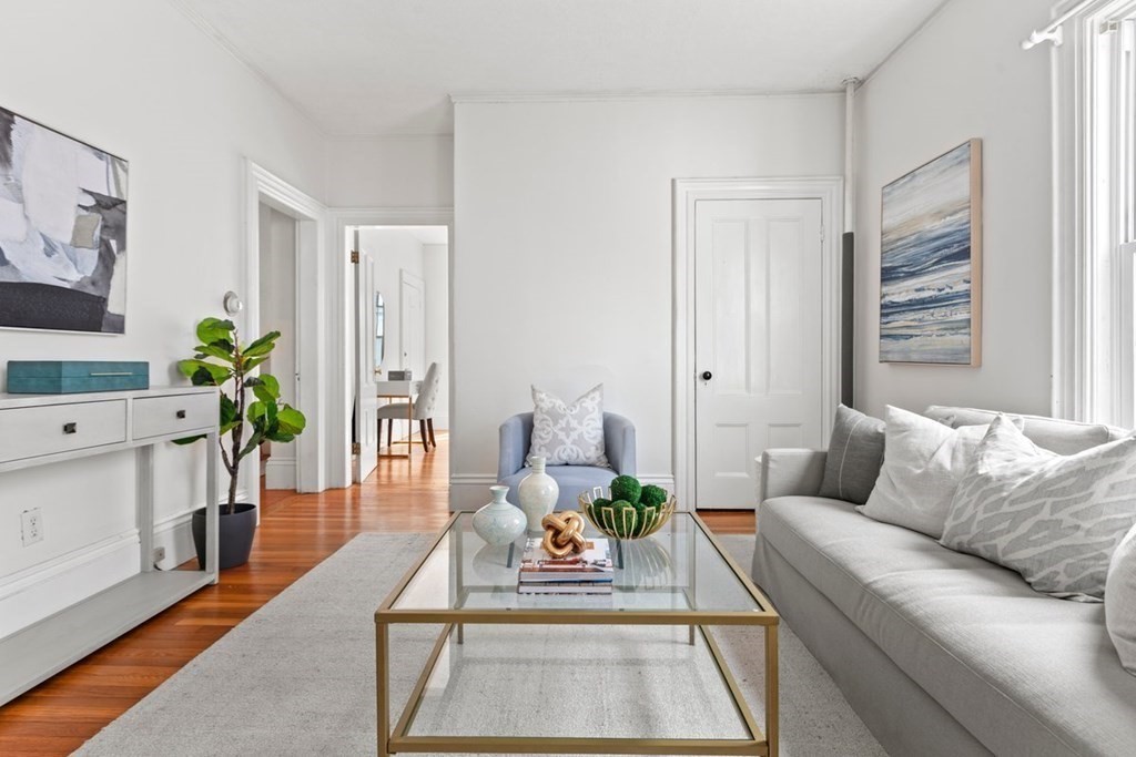 21 Boardman Street, Unit 1 Salem, MA 01970 - Photo 4 of 19 a living room with furniture and a rug