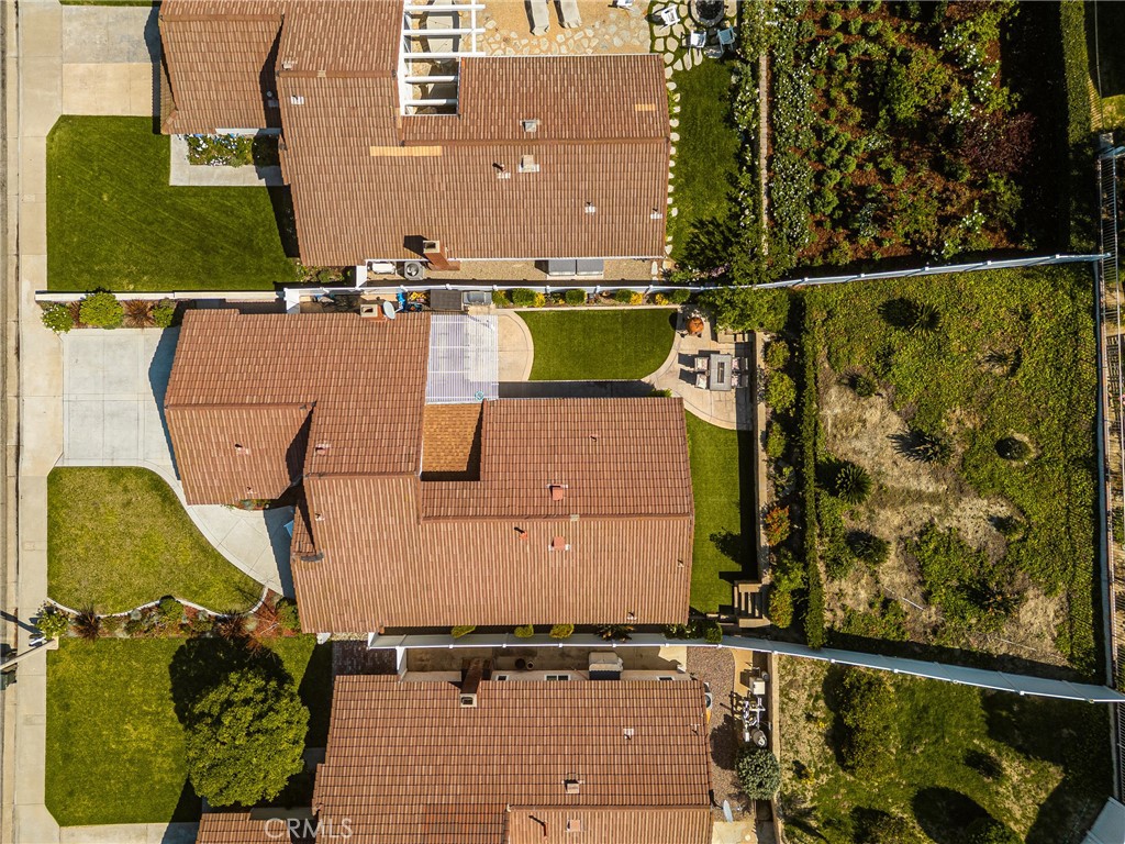7958 East Bauer Road Anaheim, CA 92808 - Photo 37 of 45 an aerial view of a house with a swimming pool