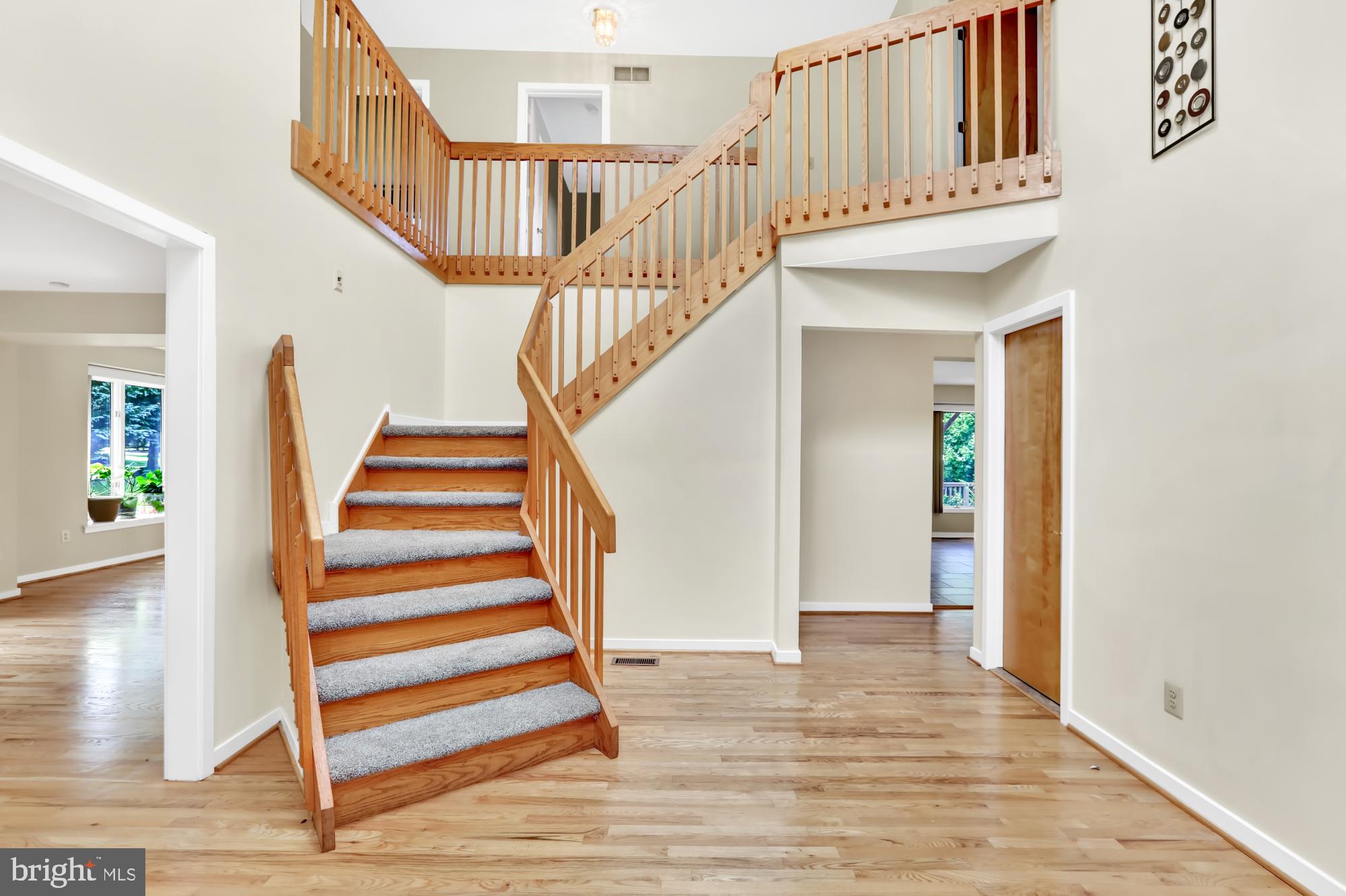 Two story foyer