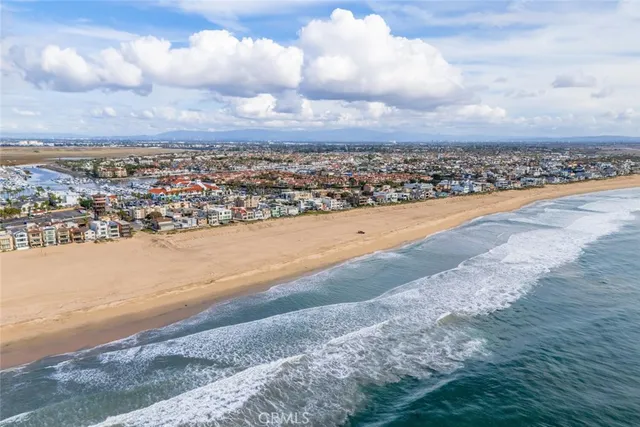 a view of an ocean beach