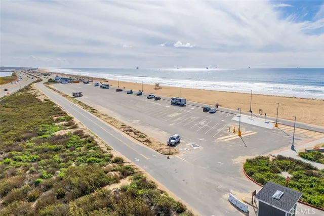 a view of a balcony with an ocean view