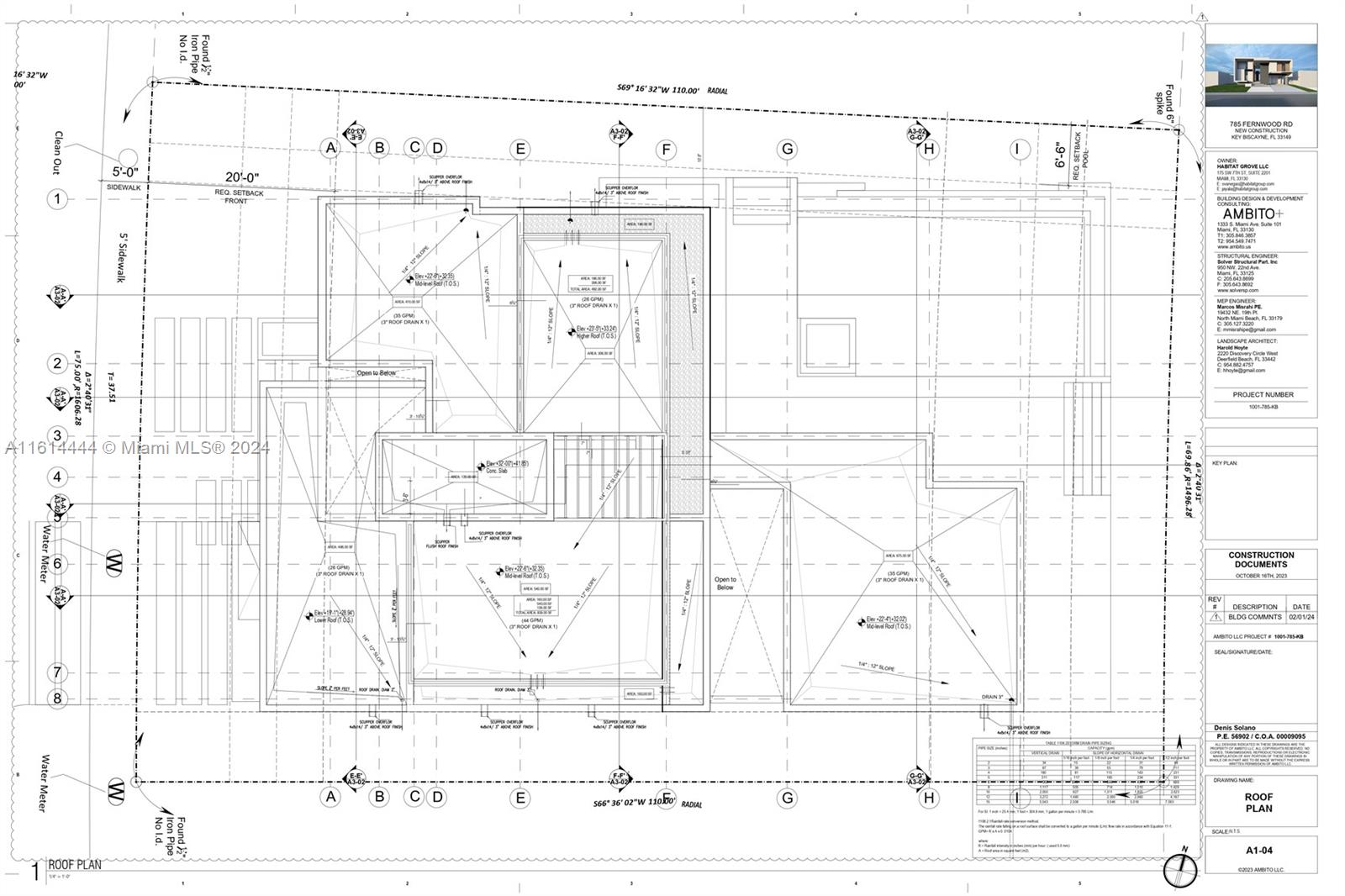 785 Fernwood Road Key Biscayne, FL 33149 - Photo 43 of 44 a black and white photo of a room