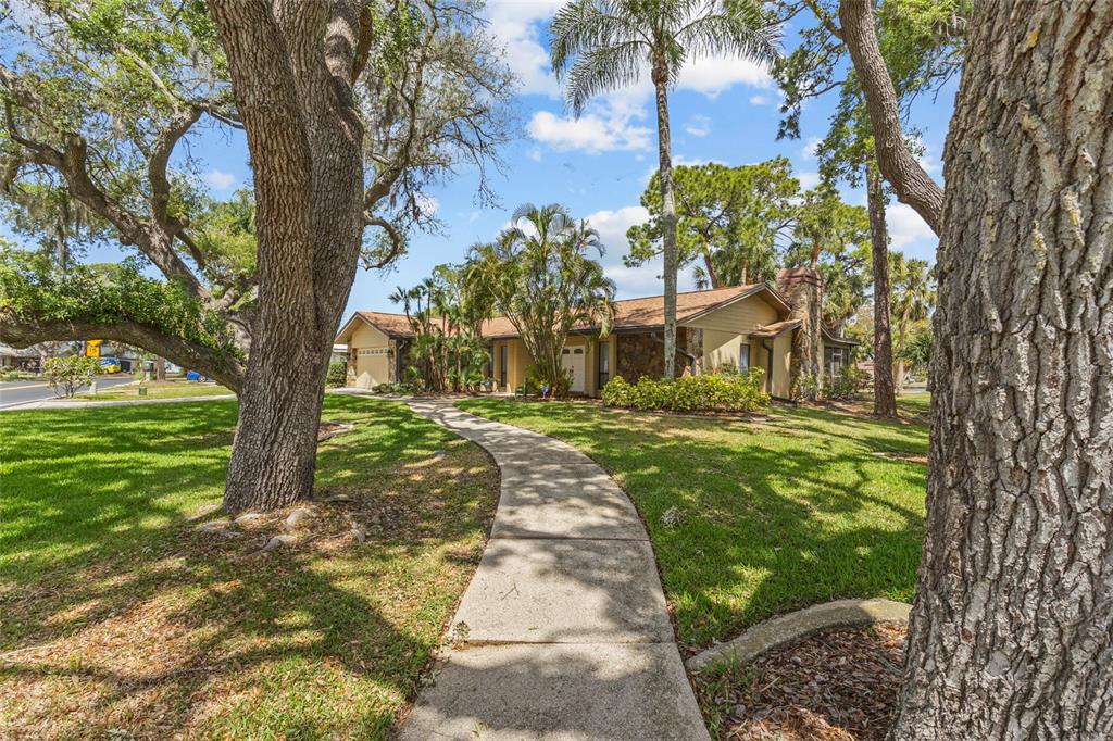 4415 Marine Parkway New Port Richey, FL 34652 - Photo 3 of 72 a front view of a house with garden