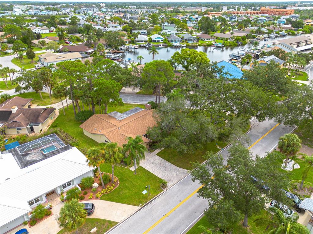4415 Marine Parkway New Port Richey, FL 34652 - Photo 59 of 61 an aerial view of residential houses with outdoor space