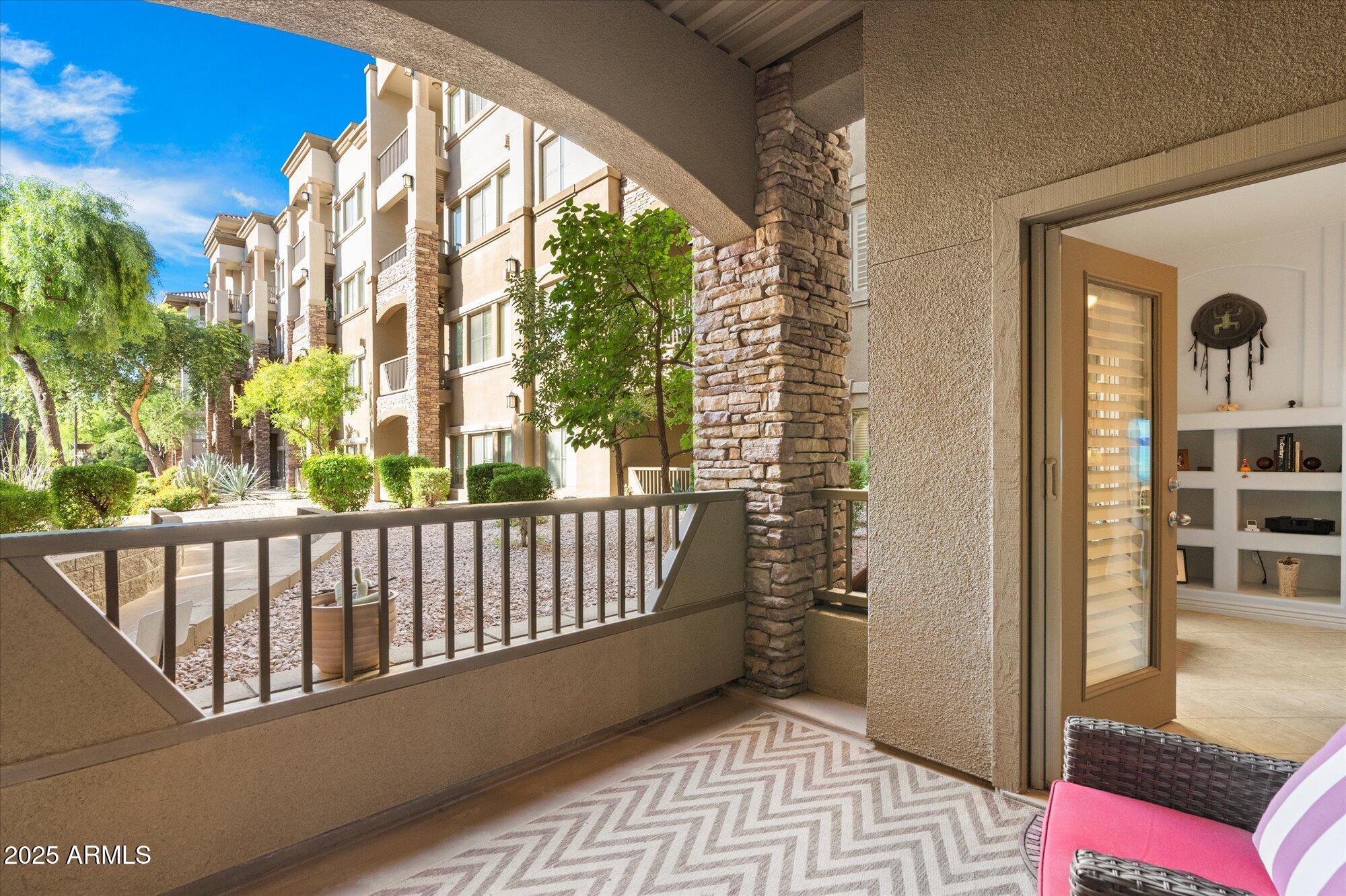 5350 East Deer Valley Drive, Unit 1238 Phoenix, AZ 85054 - Photo 22 of 29 a view of balcony with furniture