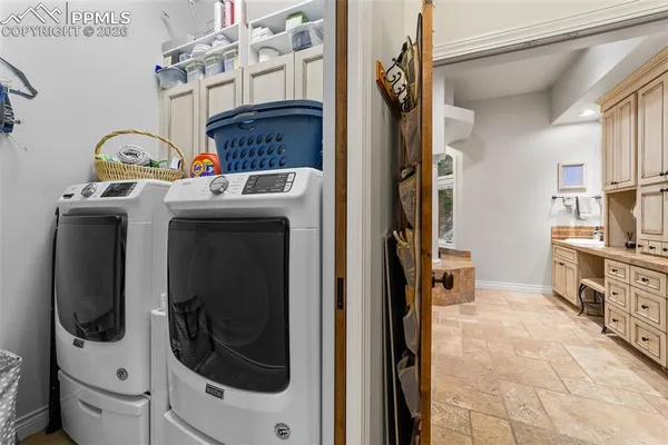 a room with furniture and a window