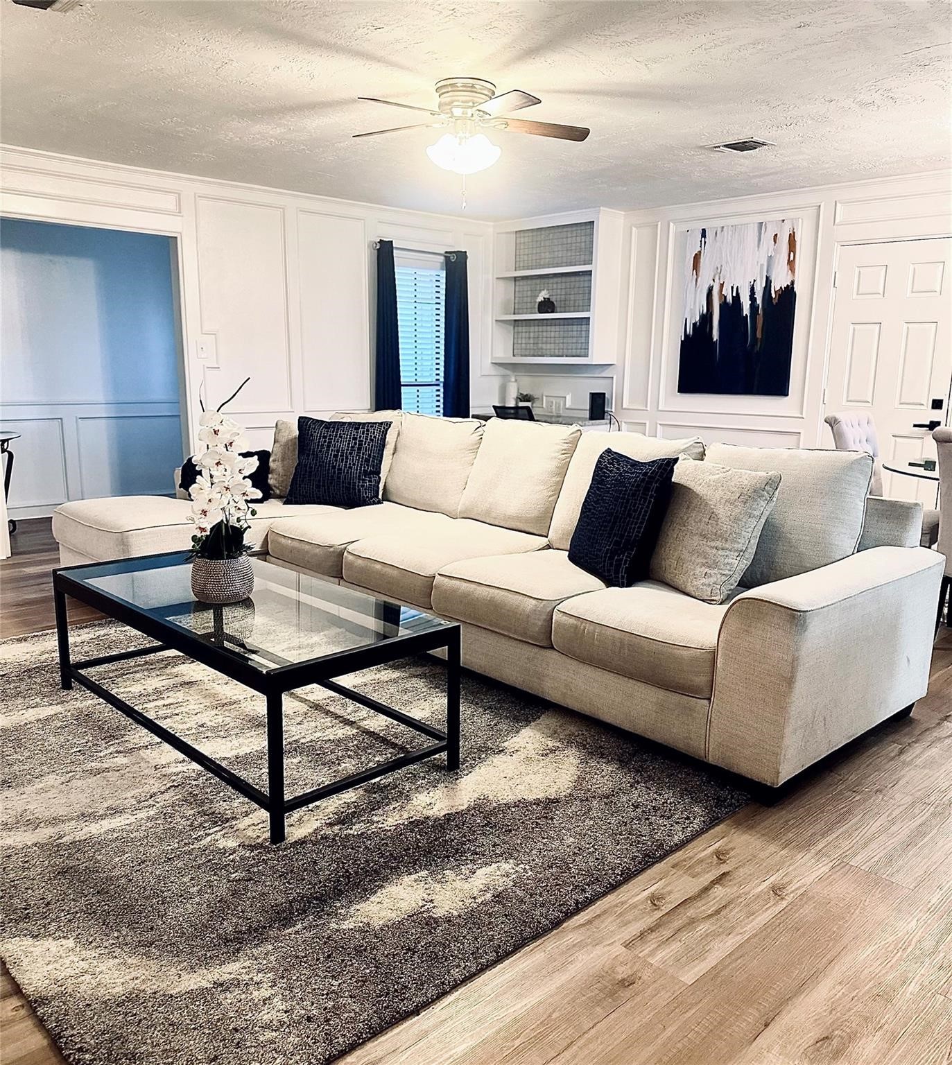 1457 Camellia Street Sweeny, TX 77480 - Photo 4 of 29 a living room with furniture and a rug