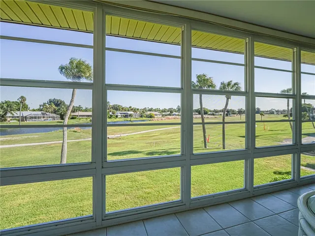 a view of lake from window