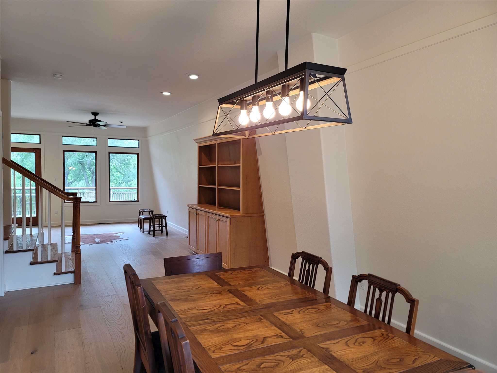 281 Earl Callahan Road, Unit A Cedar Creek, TX 78612 - Photo 7 of 39 a dining room with furniture and window