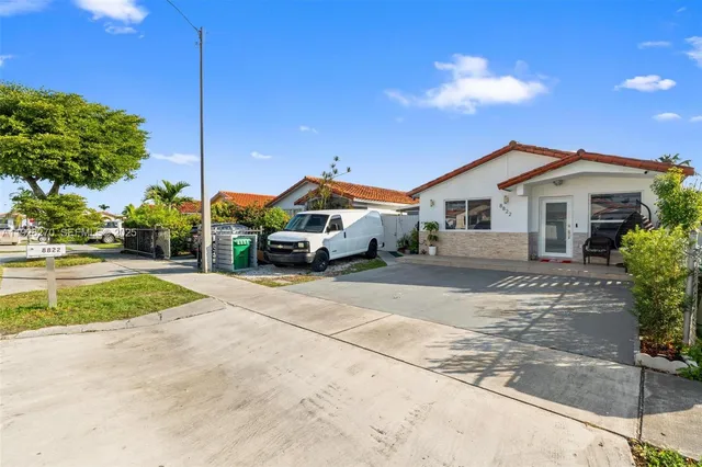 a car parked on the side of the road