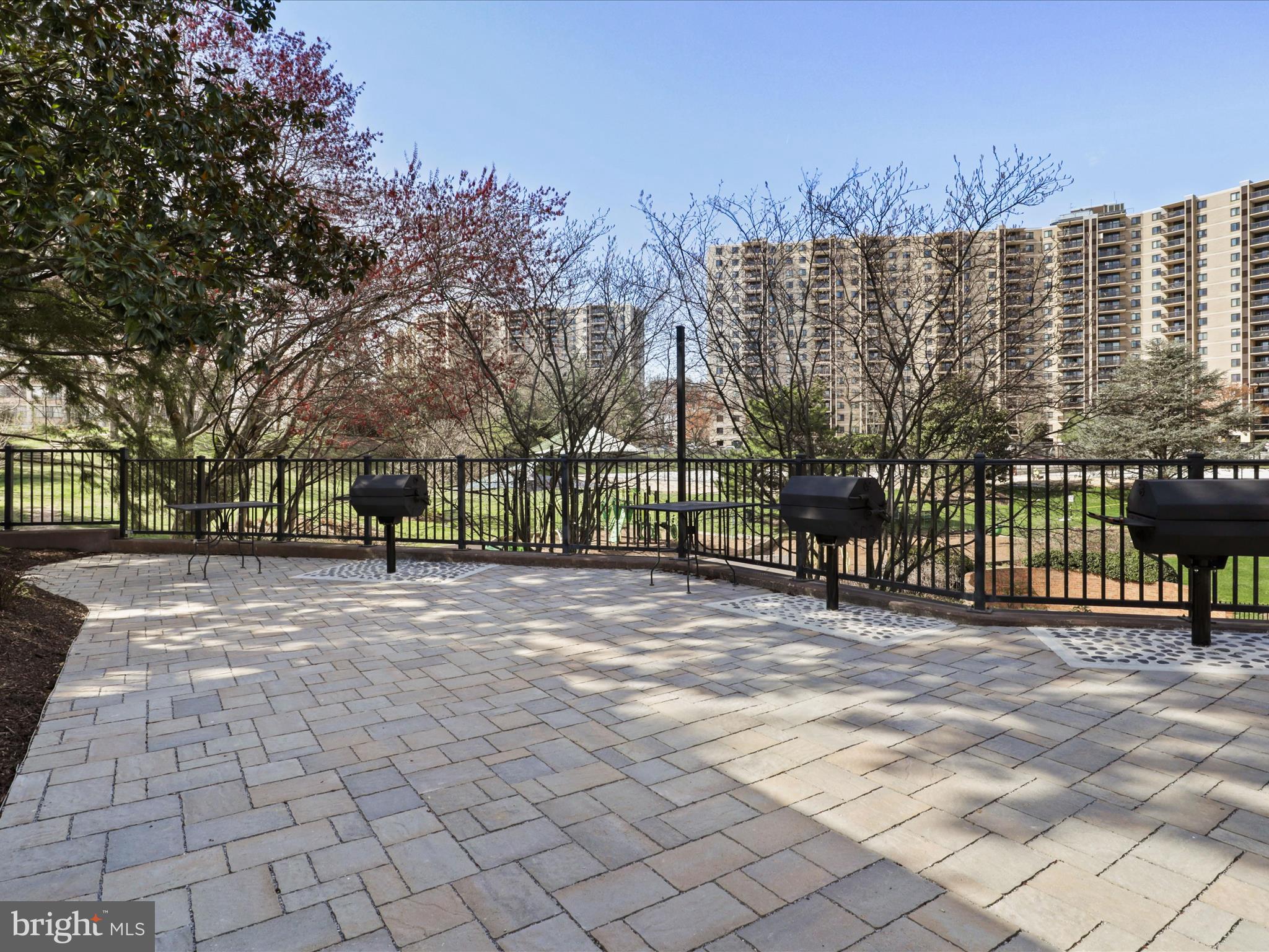 205 Yoakum Parkway, Unit 1020 Alexandria, VA 22304 - Photo 47 of 62 a view of a terrace with trees