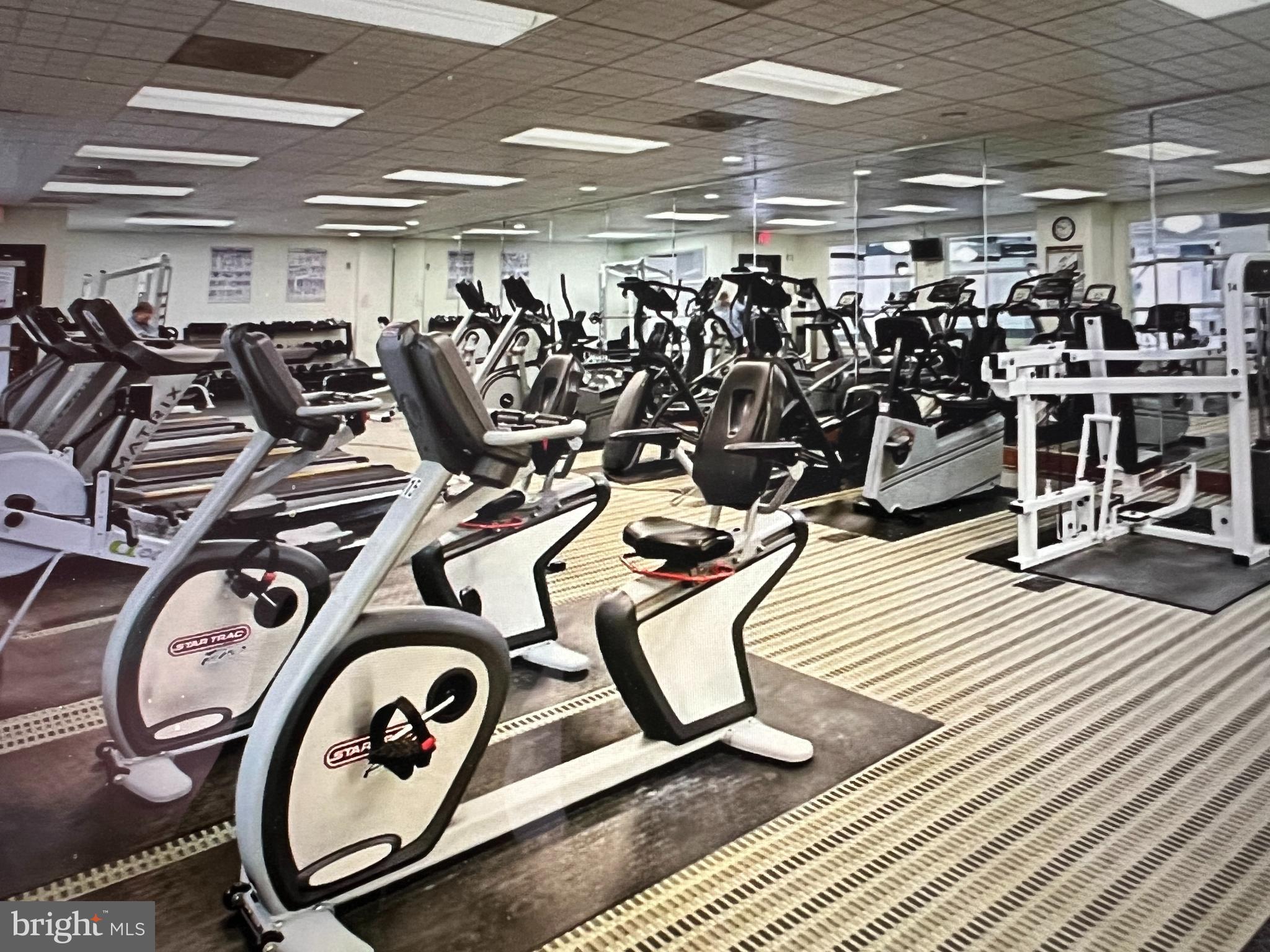 205 Yoakum Parkway, Unit 1020 Alexandria, VA 22304 - Photo 52 of 62 a view of a room with gym equipment