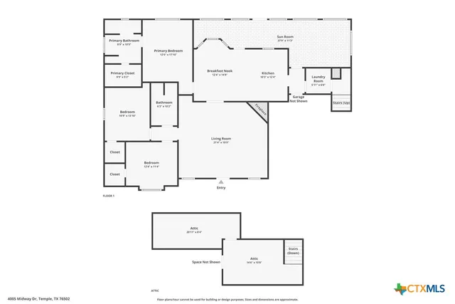 a bedroom with bed and a flat tv screen