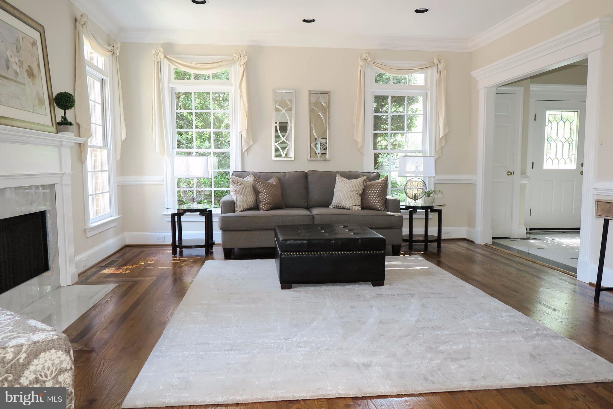 4003 Jones Bridge Road Chevy Chase, MD 20815 - Photo 5 of 30 Living Room view 2