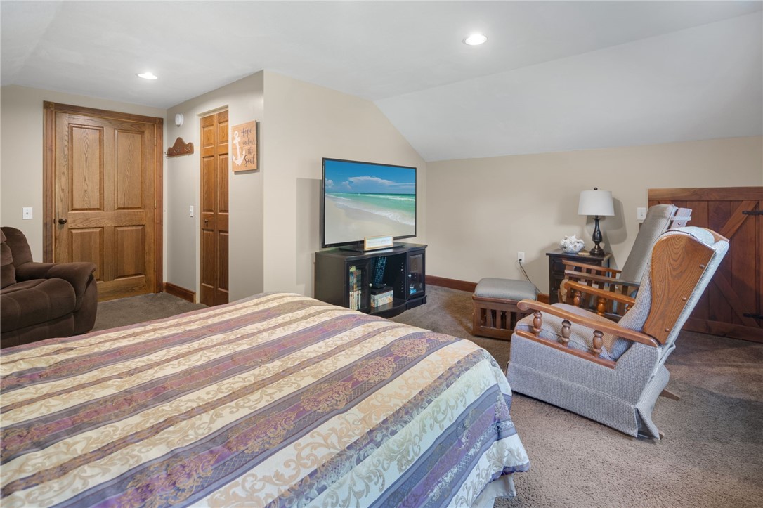 5903 Howell Road Locke, NY 13092 - Photo 19 of 31 One of two large bedrooms on second floor with wal