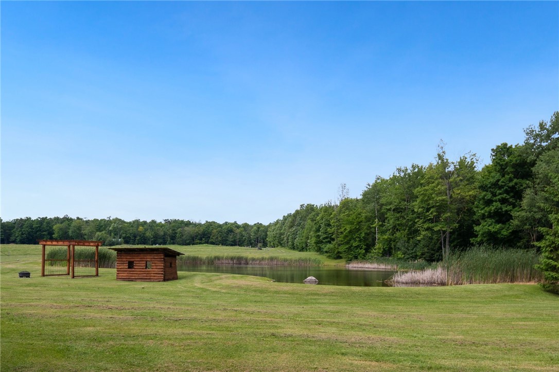 5903 Howell Road Locke, NY 13092 - Photo 30 of 31 Relax by the pond and take in the breathtaking sun