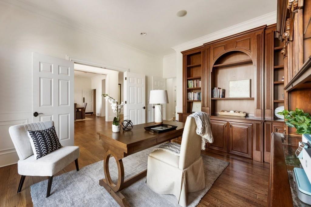 2250 Blackheath Trace Alpharetta, GA 30005 - Photo 15 of 51 a living room with furniture and wooden floor