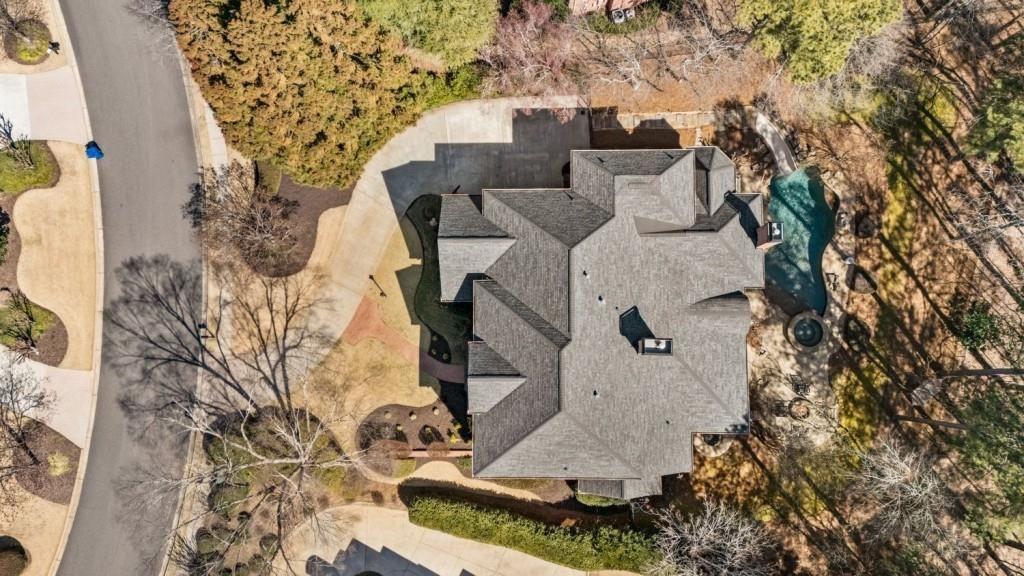 2250 Blackheath Trace Alpharetta, GA 30005 - Photo 51 of 51 an aerial view of a house with a yard