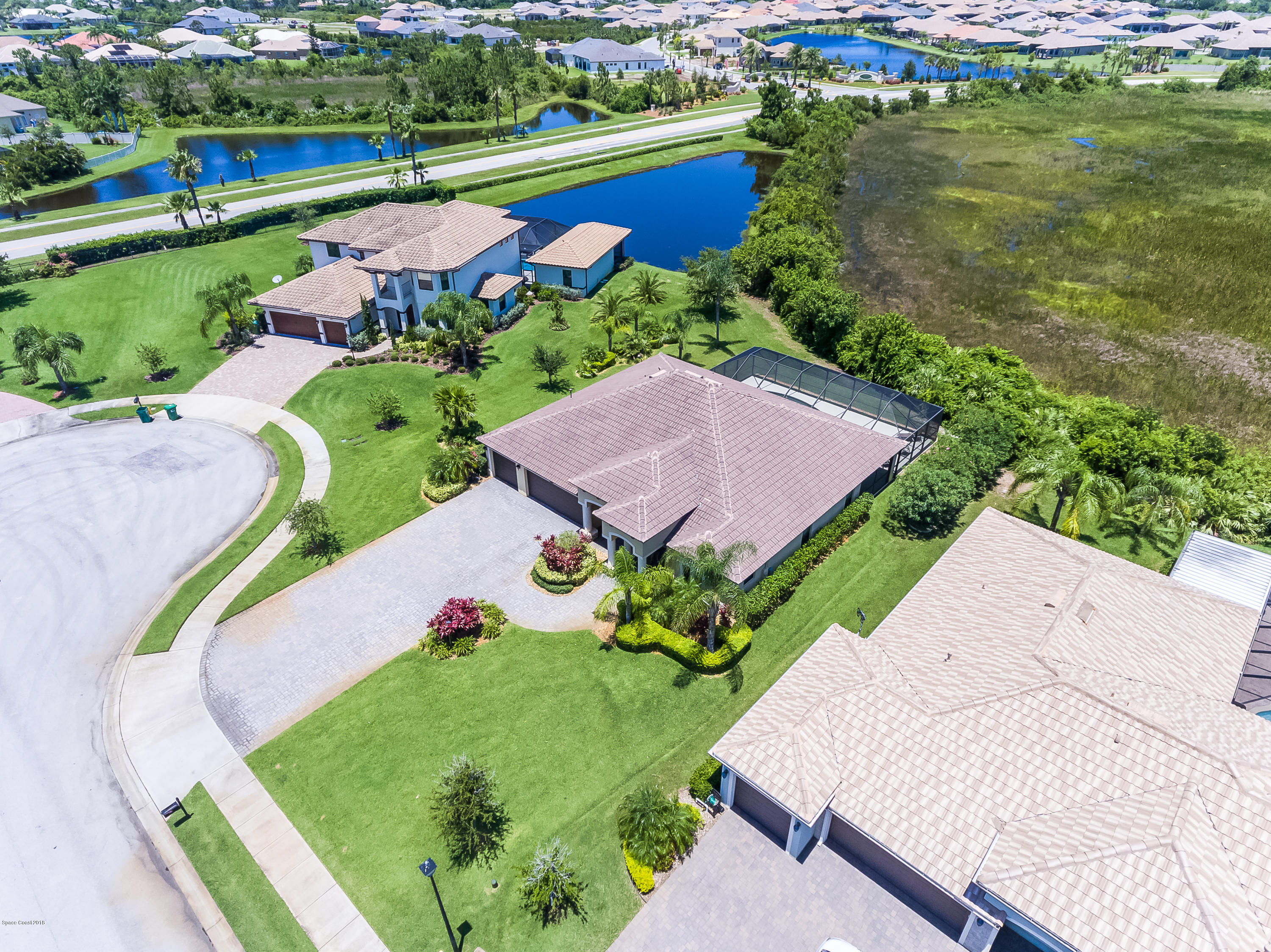 4025 Waterloo Place Melbourne, FL 32940 - Photo 28 of 29 an aerial view of a house