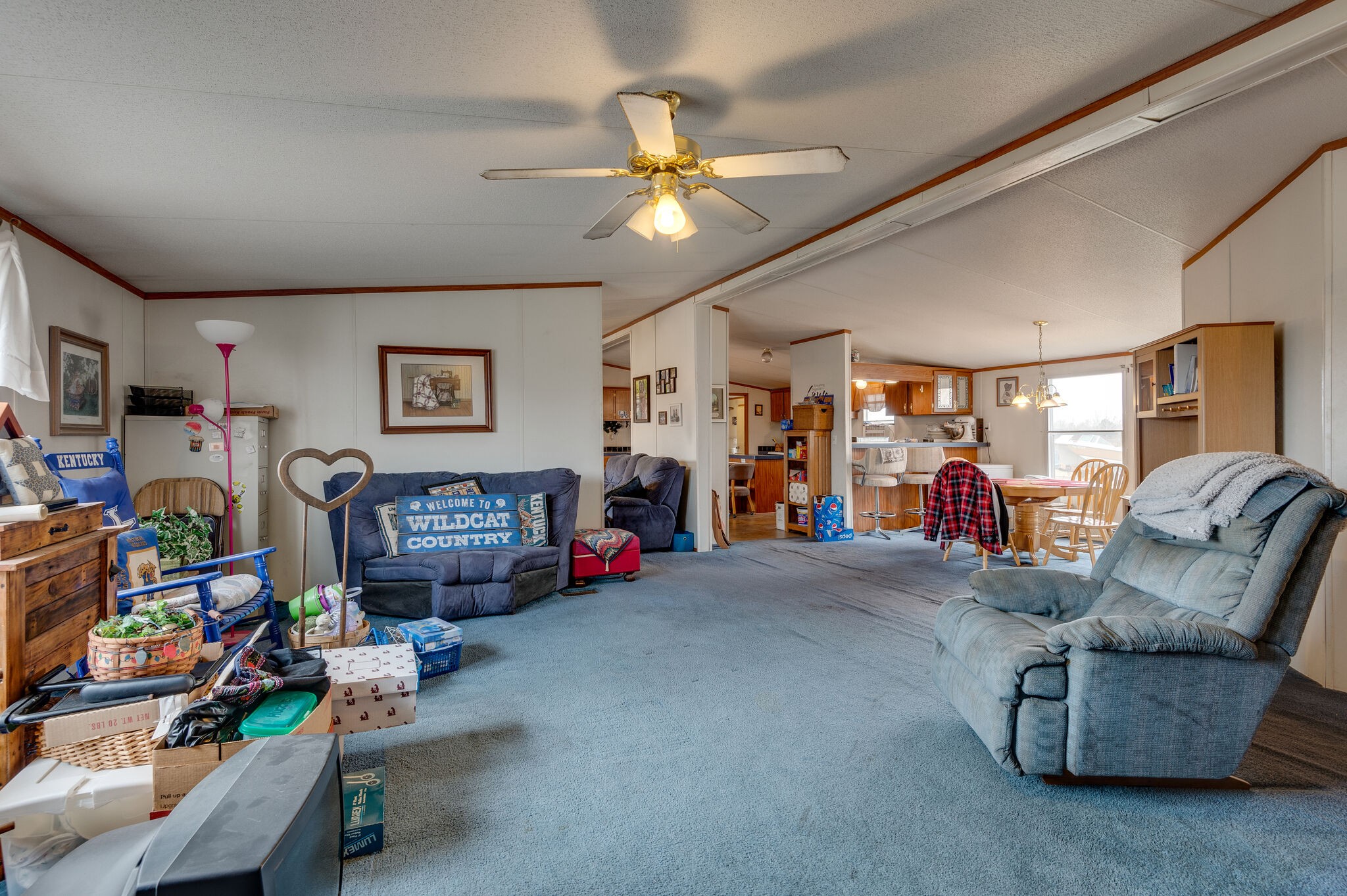 2848 Jack Teasley Road Pleasant View, TN 37146 - Photo 23 of 45 a view of a livingroom with furniture and a ceiling fan